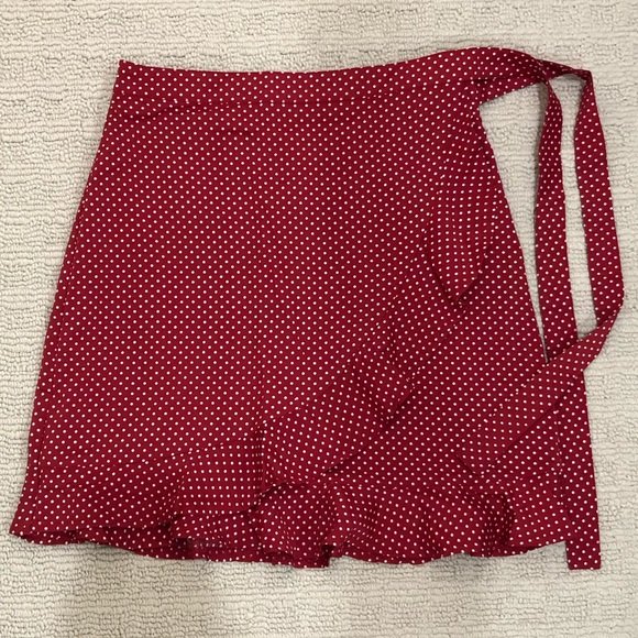 Nasty Gal Dresses & Skirts - Polka Dot Wrap Skirt